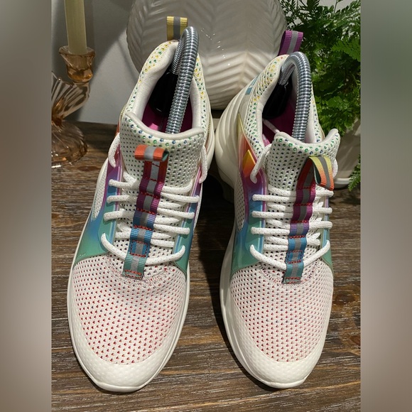 New 🌈 Sketchers Rainbow Solei Chunky Sneakers Women’s 8 - Picture 4 of 7